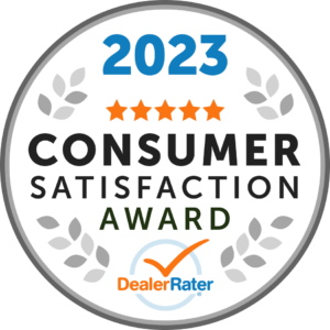 2023 Consumer Satisfaction Award - DealerRater