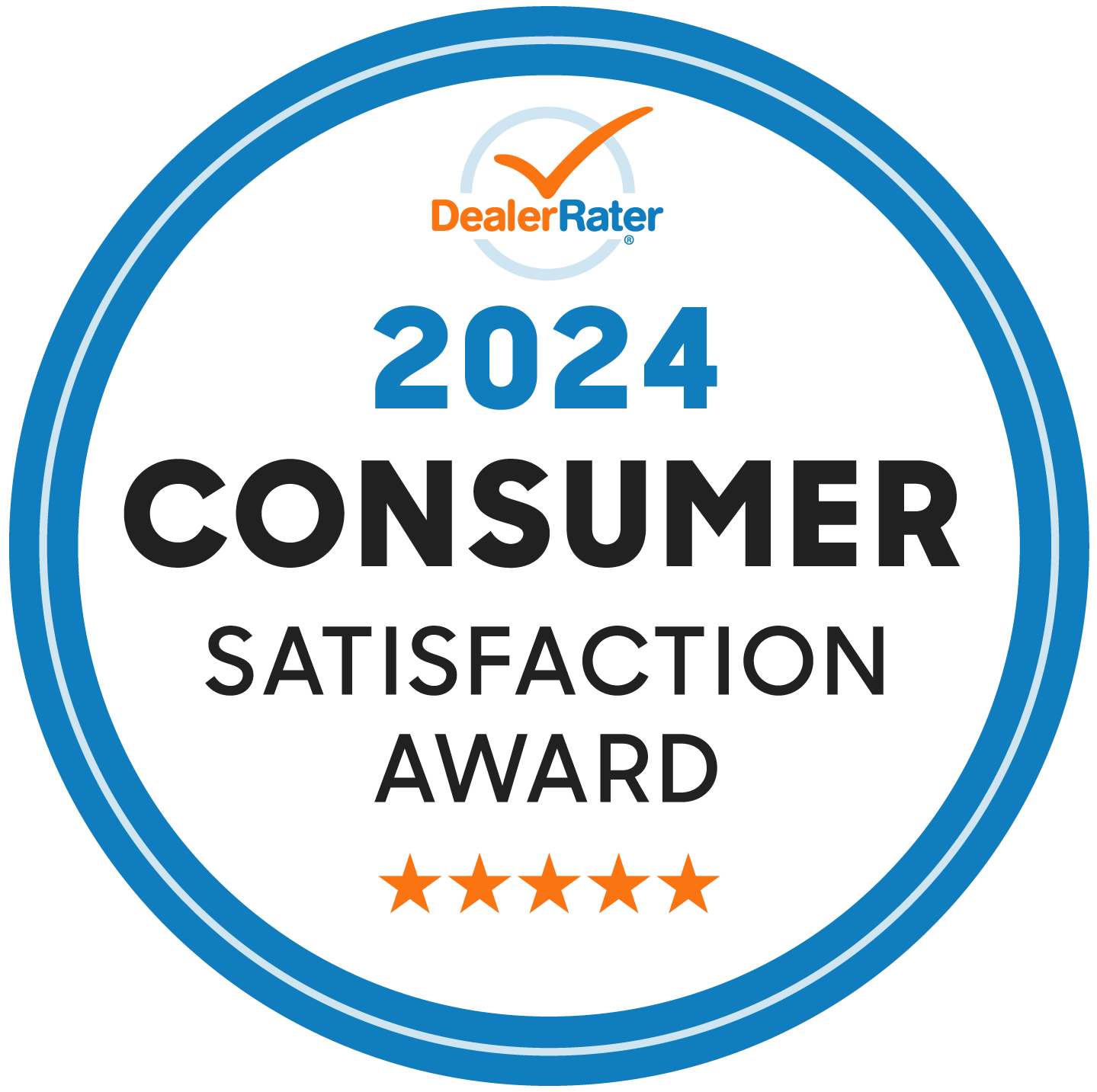 2024 Consumer Satisfaction Award - DealerRater
